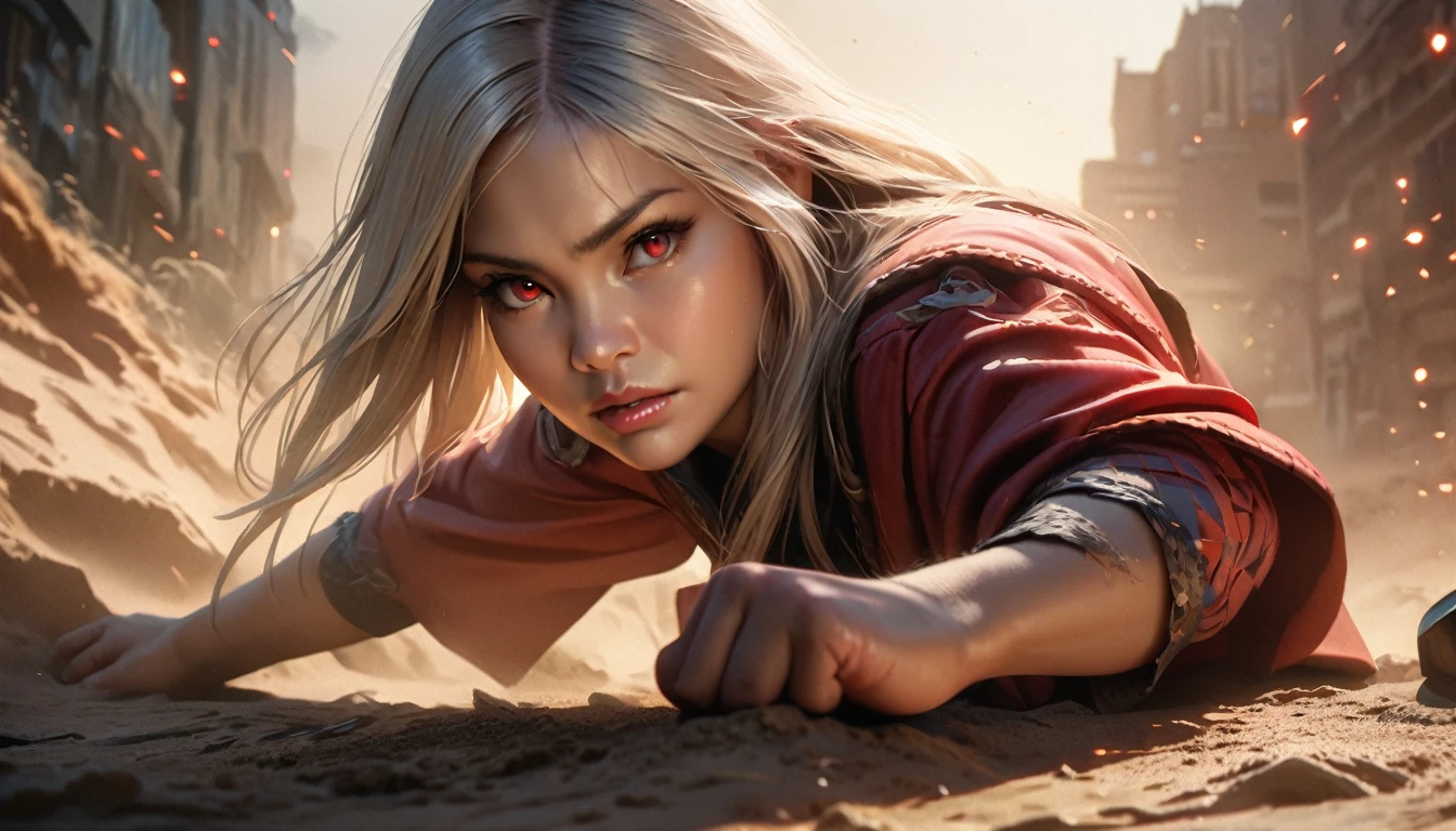 Curvy angry woman with long hair, plaid skirt, black boots, bottom view, underwear visible, trampling on dirty ground, (Best quality,4K,8 k,A high resolution,masterpiece:1.2),ultra detailed,(realistic,photorealistic,photo-realistic:1.37),detailed face,beautiful detailed eyes,beautiful detailed lips,extremely detailed eyes and face,Long eyelashes,gloomy gloomy lighting,Cinematic,dramatic lighting,chiaroscuro,sandy,rough aesthetics,(Determined eyes),(loose hair),(dynamic pose),(sharp focus),(bright colors),(Magic effects),(heroic),(epics),(emotional),(breathtaking),(main part:1.2) whole body.), (Anime Style), (Super Detailed), (brutal), (uhd, HDR), (8K), (High Resolution: 1.2), (Complex and Beautiful: 1.2), (Dramatic Lighting: 1.2) , (staring at the viewer), lora:add_detail:1, female necromancer, flowing white hair, detailed red eyes, skelet, Tomohiko Ito style