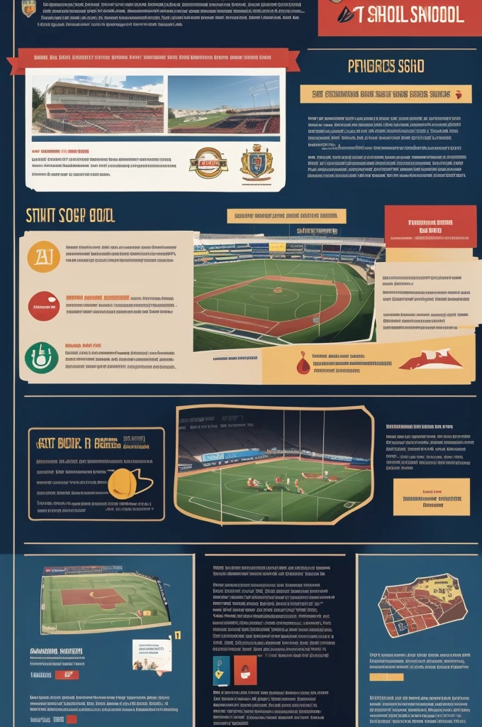 Portuguese sport school infographic