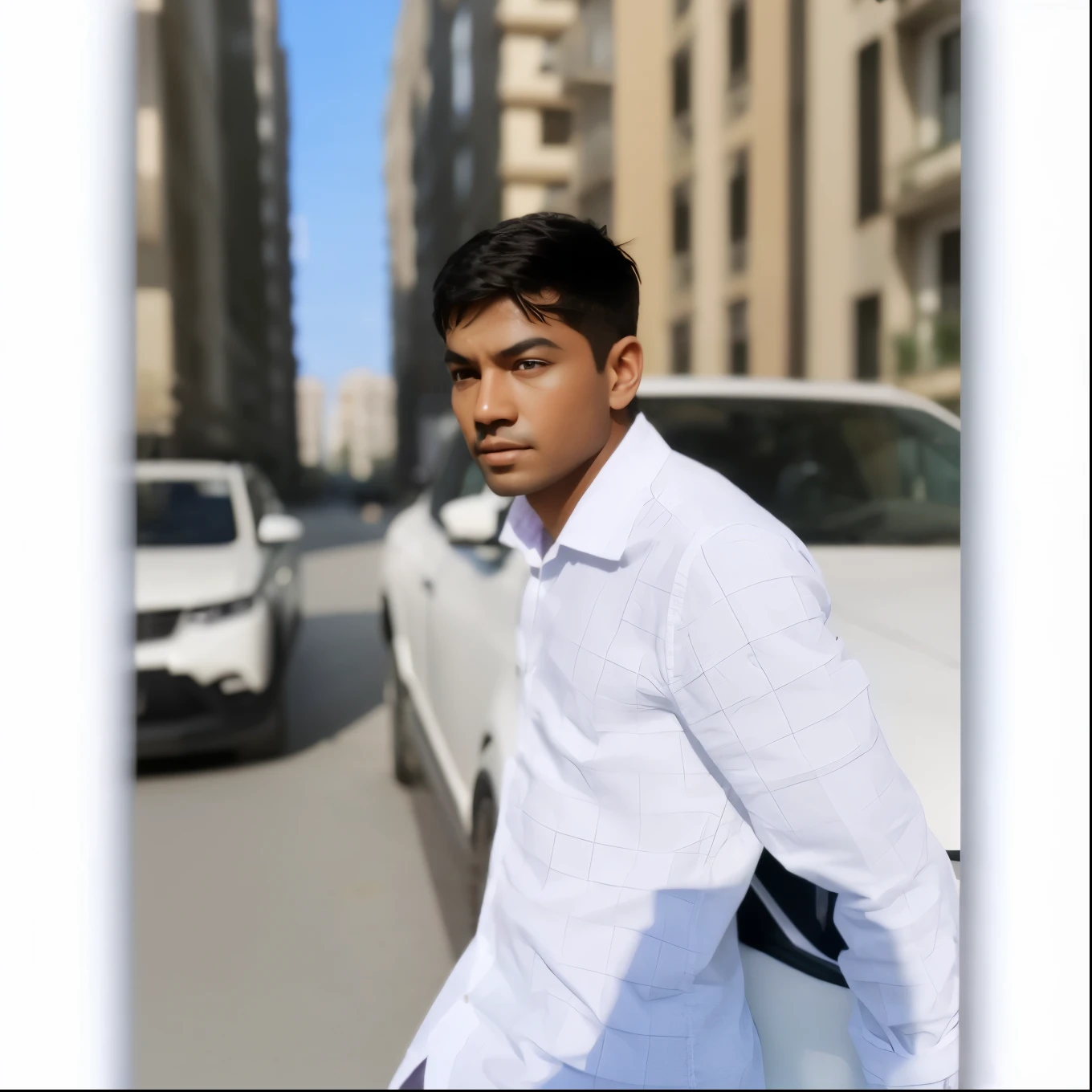 Make tha photo 3d type but not so advance make it lightly