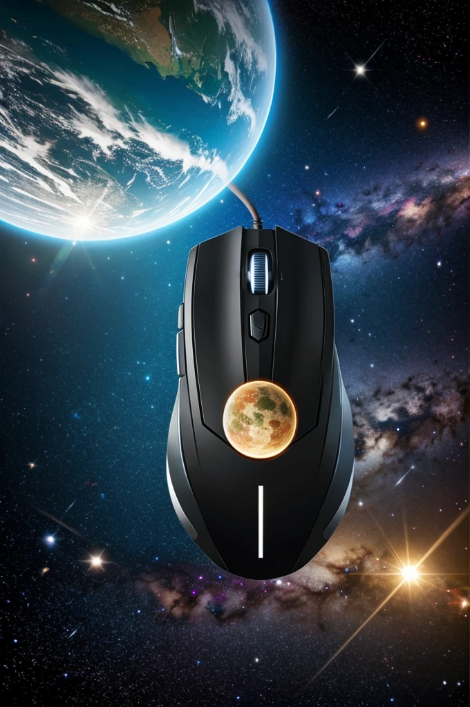 Computer mouse in space 