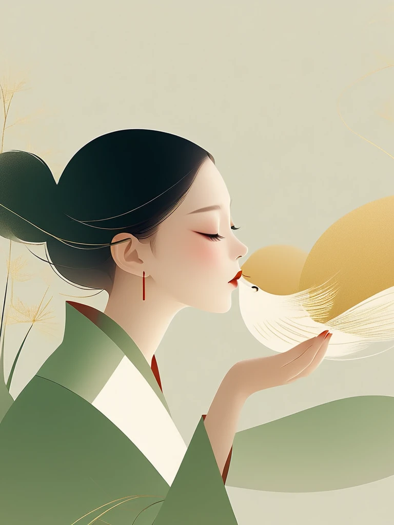 vector,Flat form,illustration,The Minimalists,数字艺术illustration,New Year posters