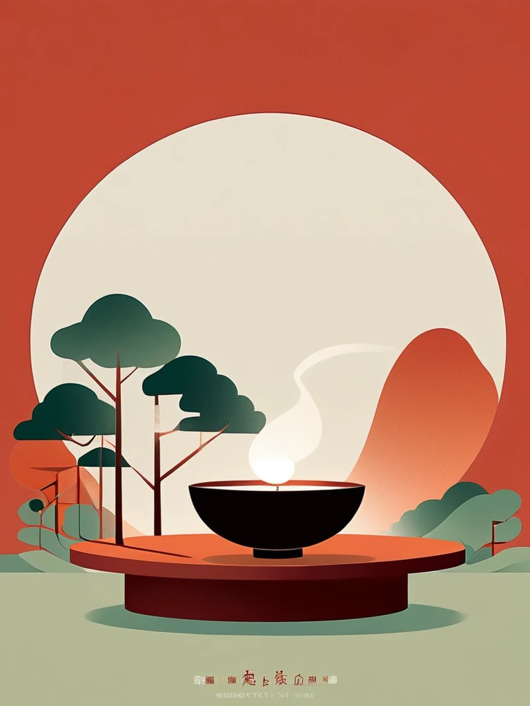 vector,Flat form,illustration,The Minimalists,数字艺术illustration,New Year posters
