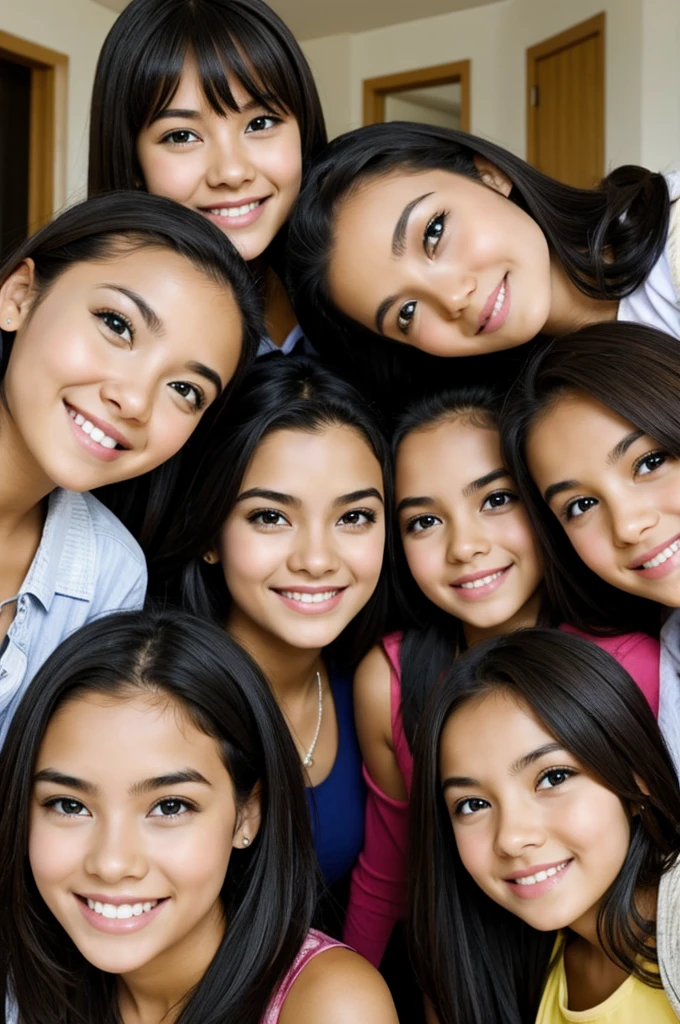 I am at Barranquilla carnival with a group of very young and skinny very beautiful age women, having fun, innocent faces, primary school age, perfect faces, sexy, beautifull vagina