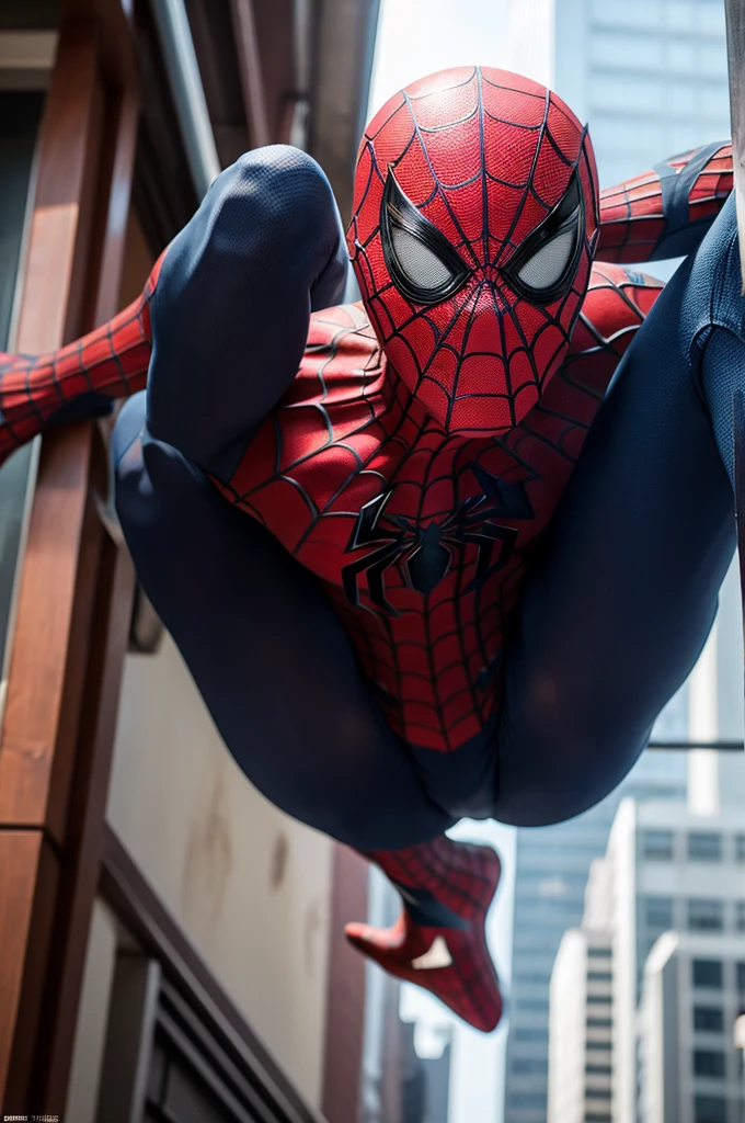 Spiderman Pictures, No mask, 20th Generation, good looking, Detailed face, looking at the camera, Portraiture, 8K Ultra HD, high quality