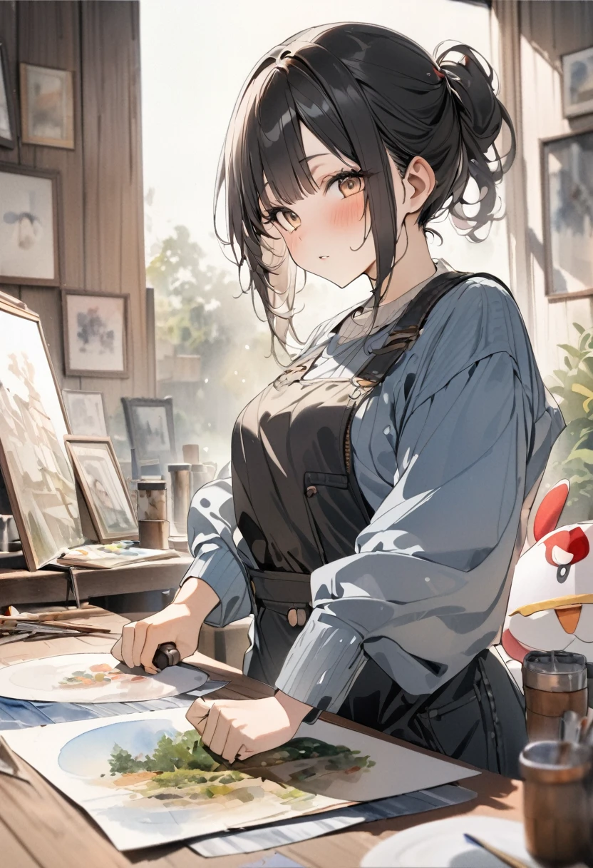 (8K, best quality, masterpiece),1girl, watercolor(medium), {Practical, original photo, Ultra-fine transparent, image, (Influenced by Yoshitaka Amano's style:1.6)}, Practical Light, Delicate skin, (Beautiful slim woman, 25 years old, Court Knight:1.5), Thin legs, Fine particles, Long white hair, Detailed fingers, Thin, sex, Ecstasy expression, 动感sex感的姿势, (巨大有弹sex的坚挺胸部:1.4), (sex感指挥官的盔甲, Long skirt, Long red cape, boots:1.2),(The armor has a larger chest opening;1.6), Exposing breasts, (Arcadia, Flower Storm, Many flowers:1.8), Unobscured,Beautiful scenery, (Flowers, birds, Wind and Moon, Phoenix:1.5),