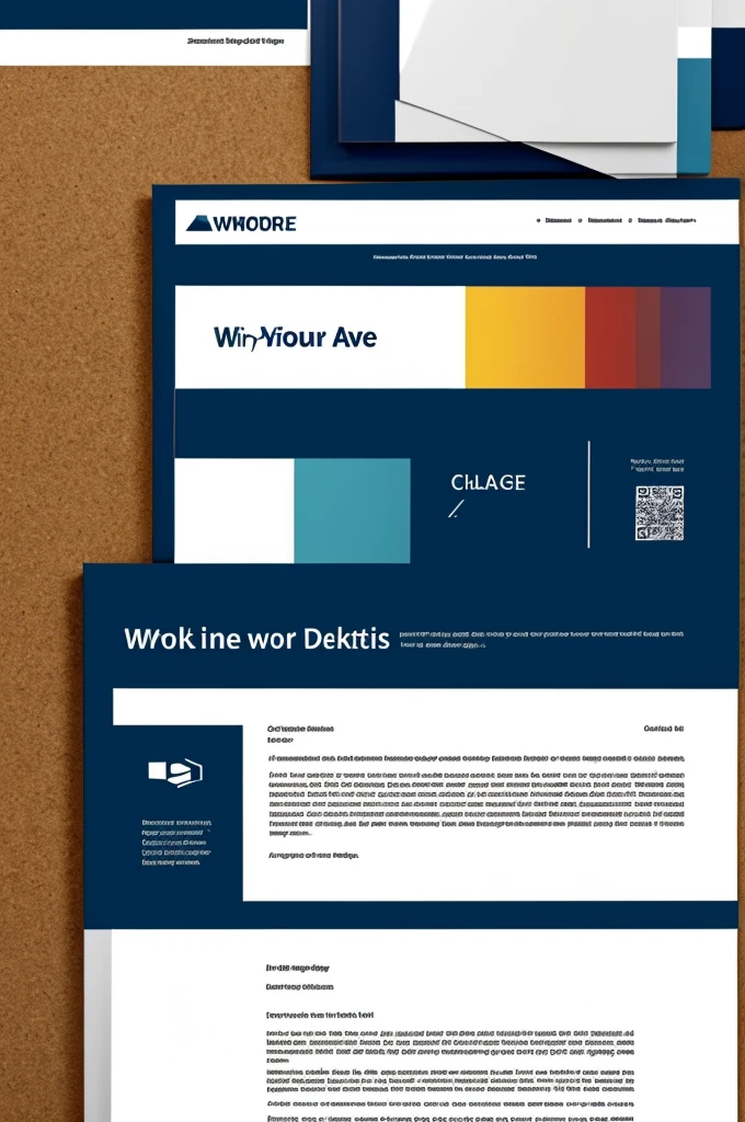 Create a cover for a work done in Word