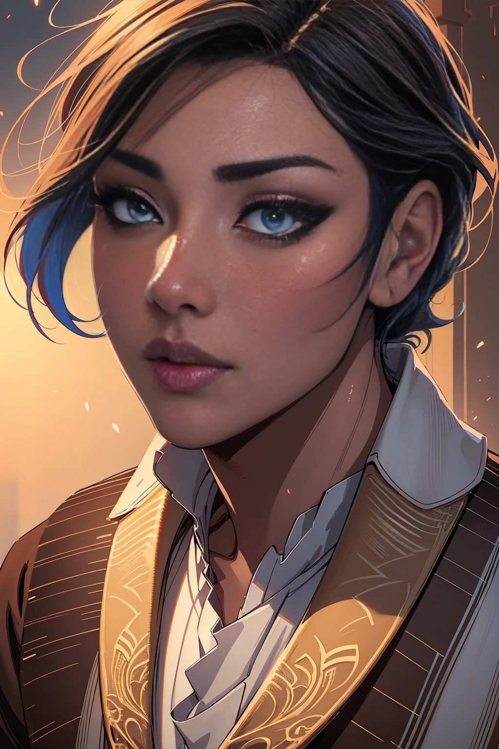 a young anime guy, extremely detailed face and eyes, beautiful detailed lips, longeyelashes, expressive and emotive, detailed facial features, high quality, intricate details, cinematic lighting, vibrant colors, digital art, concept art style, photorealistic, 8k, best quality, masterpiece