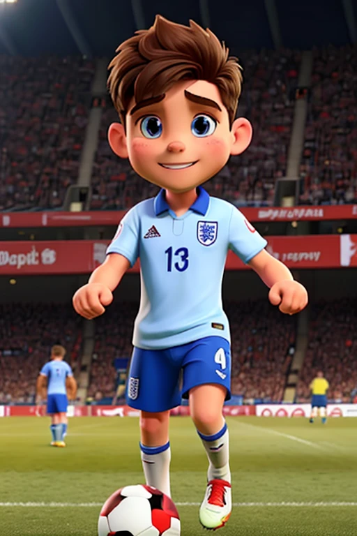 animated england footballer boy