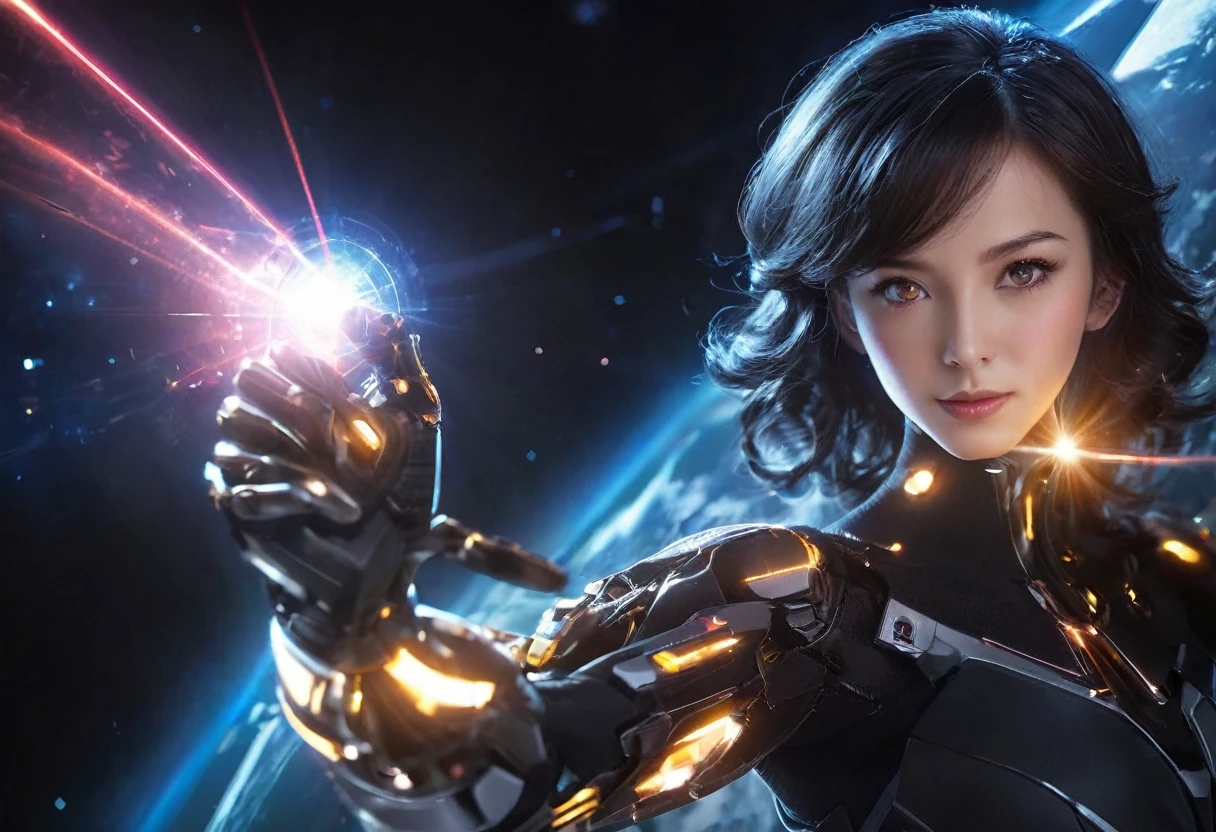 Particle voids,epic,Miss,sit on the floor,One hand on waist((Ultra-fine photography))),Practical,Extremely detailed,Ray Tracing,Octane Rendering,complex,Movie,Glowing body features,masterpiece,Fractal,Handsome,Perfect,hyper Practical reflections,Very detailed,50nm Depth of Field,Bokeh,Practical,Clear focus,Extremely detailed,8K,Ultra HD,Glamorous,satellite,Surging Power,high resolution,Popular on artstation and deviantart,feature,French Blue Theme,