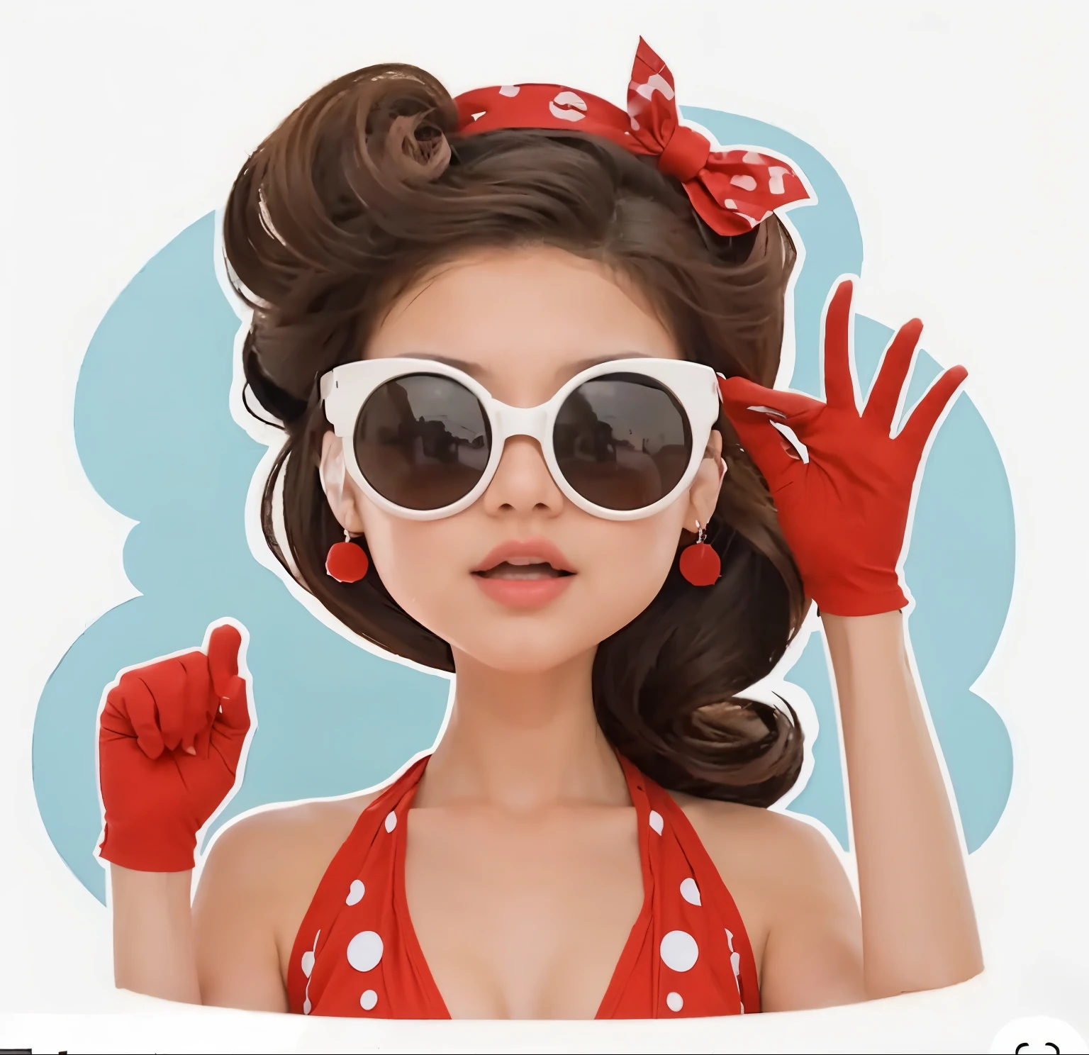 I will generate girls based on the example of a picture, only a real girl