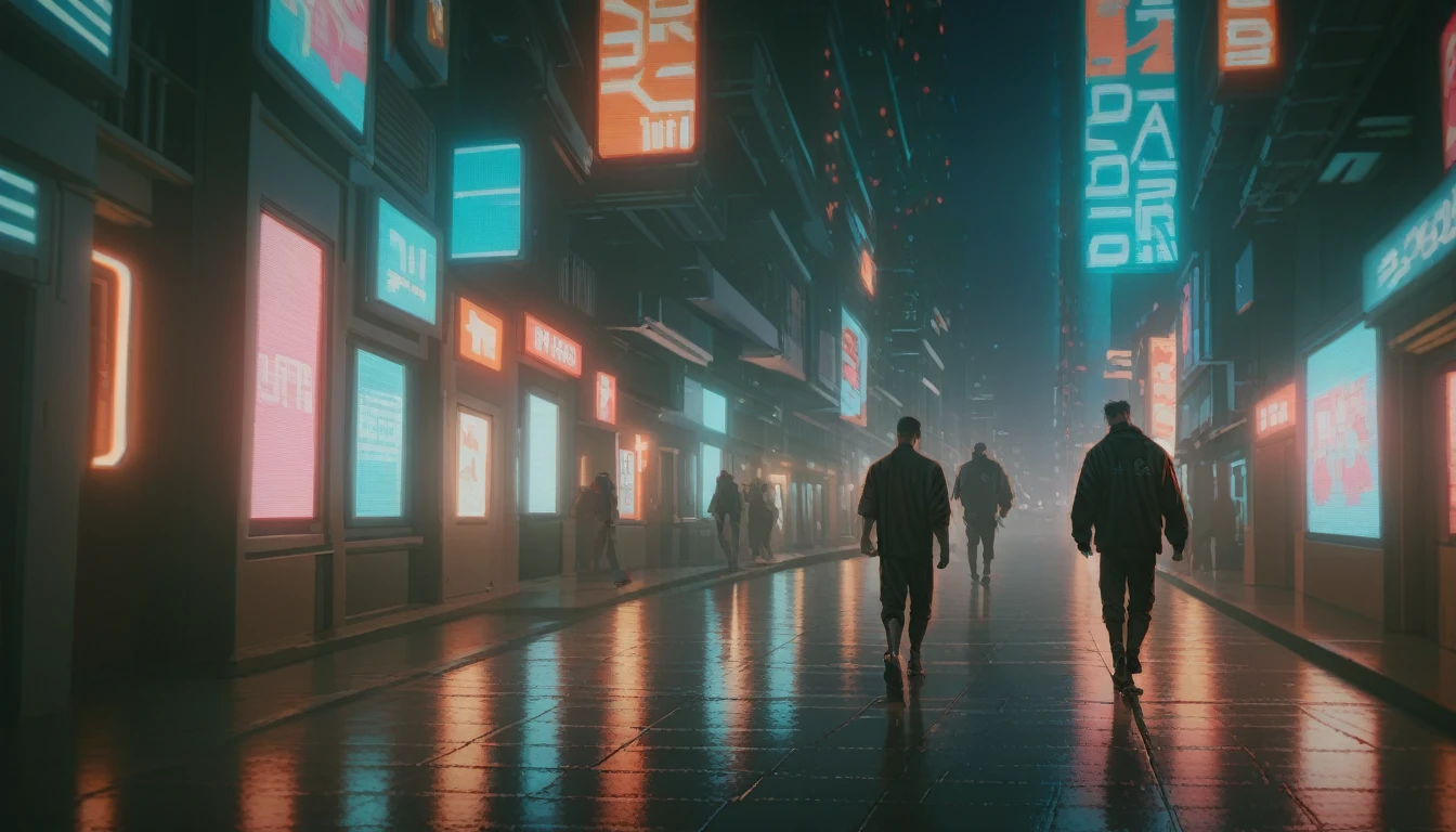 score_9, score_8_up, score_7_up, source_anime, adam smasher from cyberpunk, walking, cyberpunk city, drinking icecream
