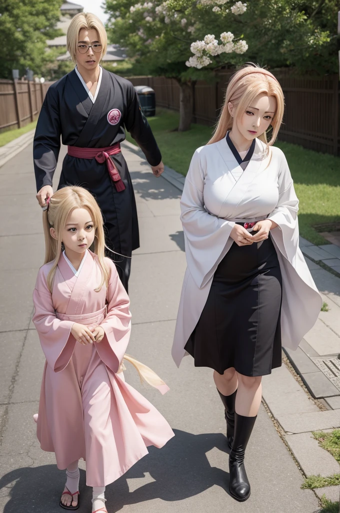 Tsunade and Sakura having children anime
