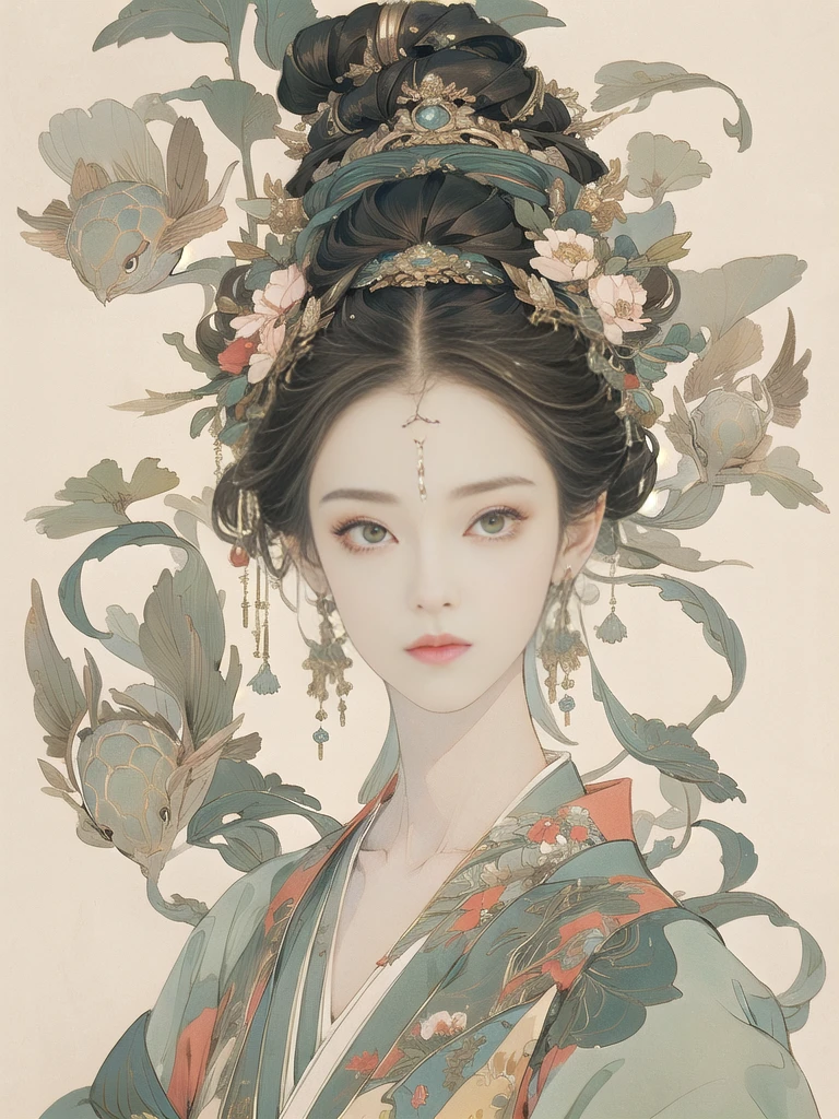 (8K, best quality, masterpiece)，{Practical, original photo, Ultra-fine transparent, image, (Influenced by Yoshitaka Amano&#39;s style:1.6)}, Practical Light, Delicate skin, (Beautiful slim woman, 25 years old, Court Knight:1.5), Thin legs, Fine particles, Long white hair, Detailed fingers, Thin, sex, Ecstasy expression, 动感sex感的姿势, (巨大有弹sex的坚挺胸部:1.4), (sex感指挥官的盔甲, Long skirt, Long red cape, boots:1.2),(The armor has a larger chest opening;1.6), Exposing breasts, (Arcadia, Flower Storm, Many flowers:1.8), Unobscured，Beautiful scenery, (Flowers, birds, Wind and Moon, Phoenix:1.5),