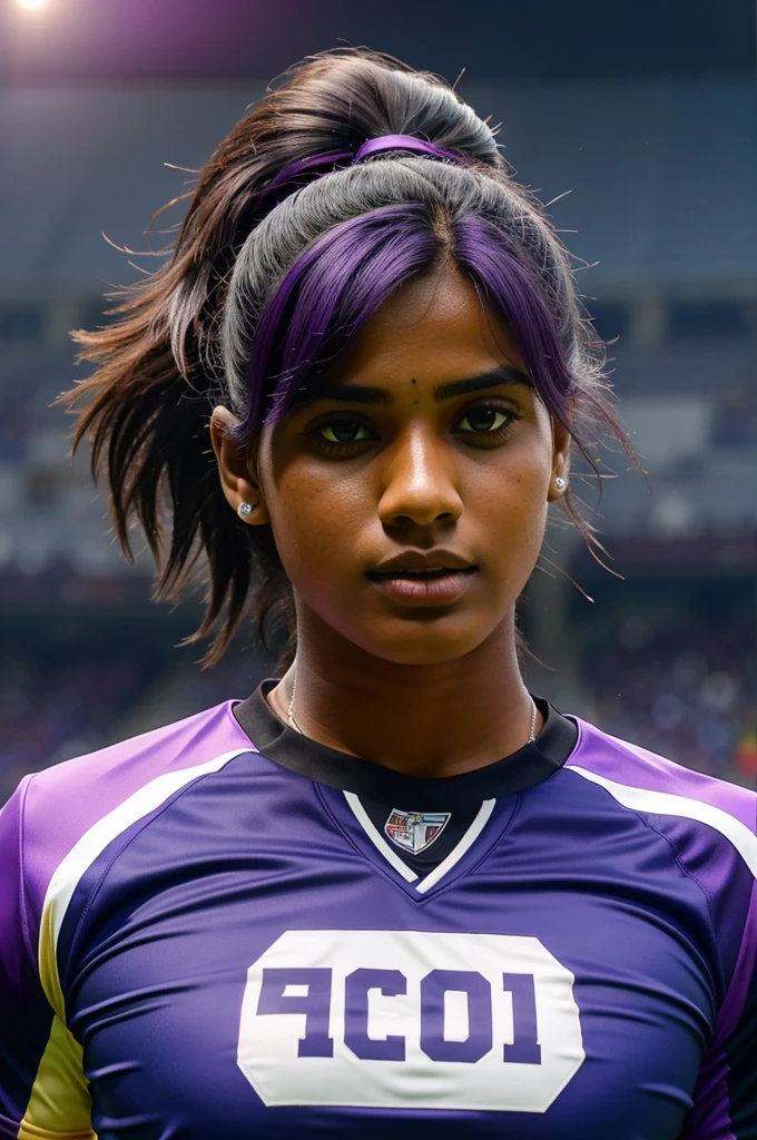 FC vempuzha, football team logo with color combination of purple and whute
