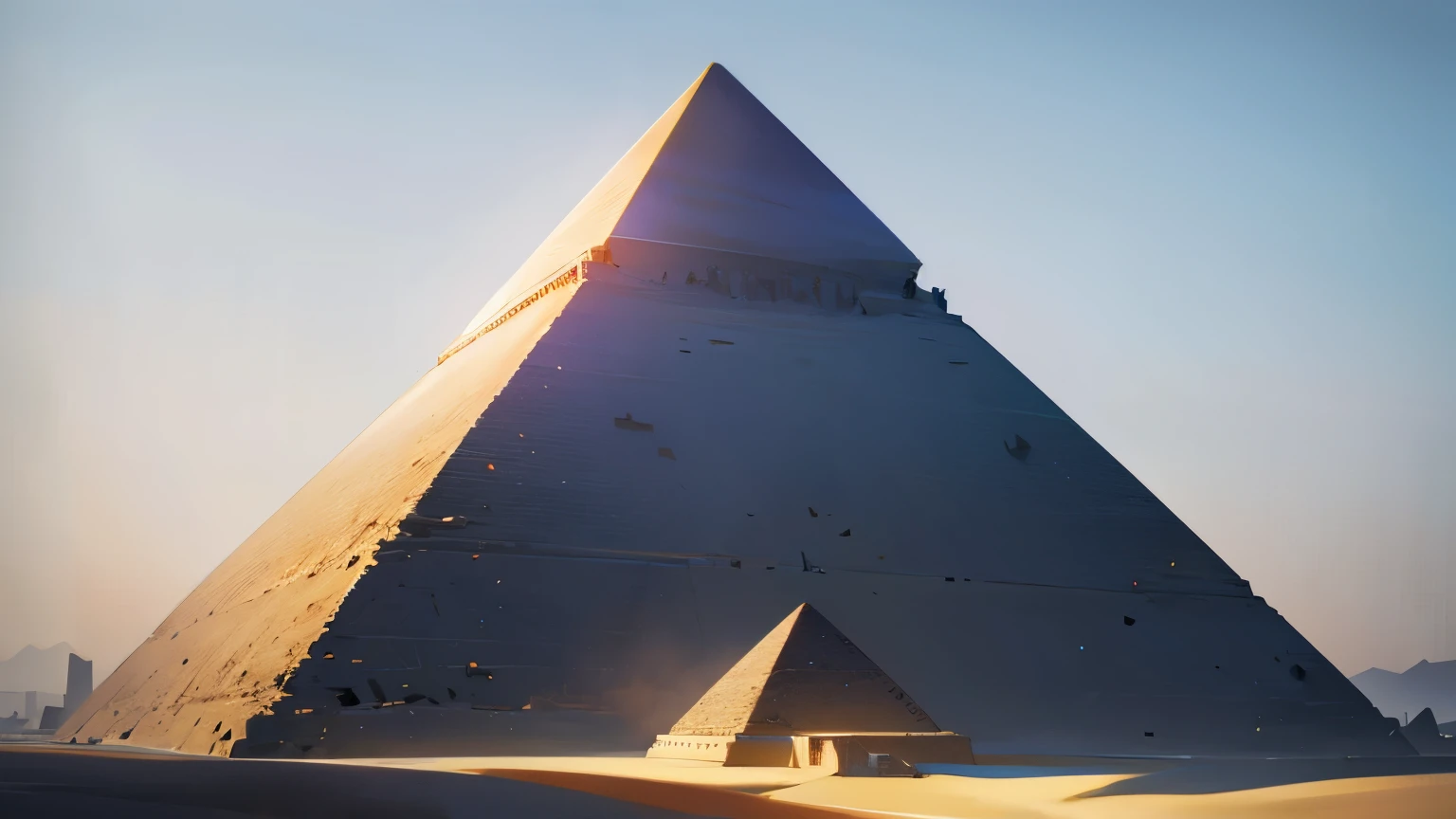 generate a high quality image of a great pyramid in Egypt