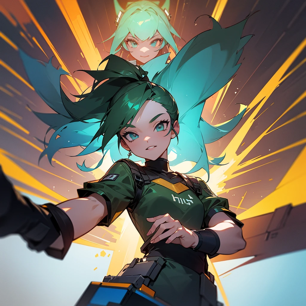 Top 10 Minecraft Players Win The Match 1st 2nd 3rd And Other Seven, an epic virtual battleground where 10 victorious gamers are celebrated amidst a vibrant and intricately designed virtual world, captured in an Artwork style.