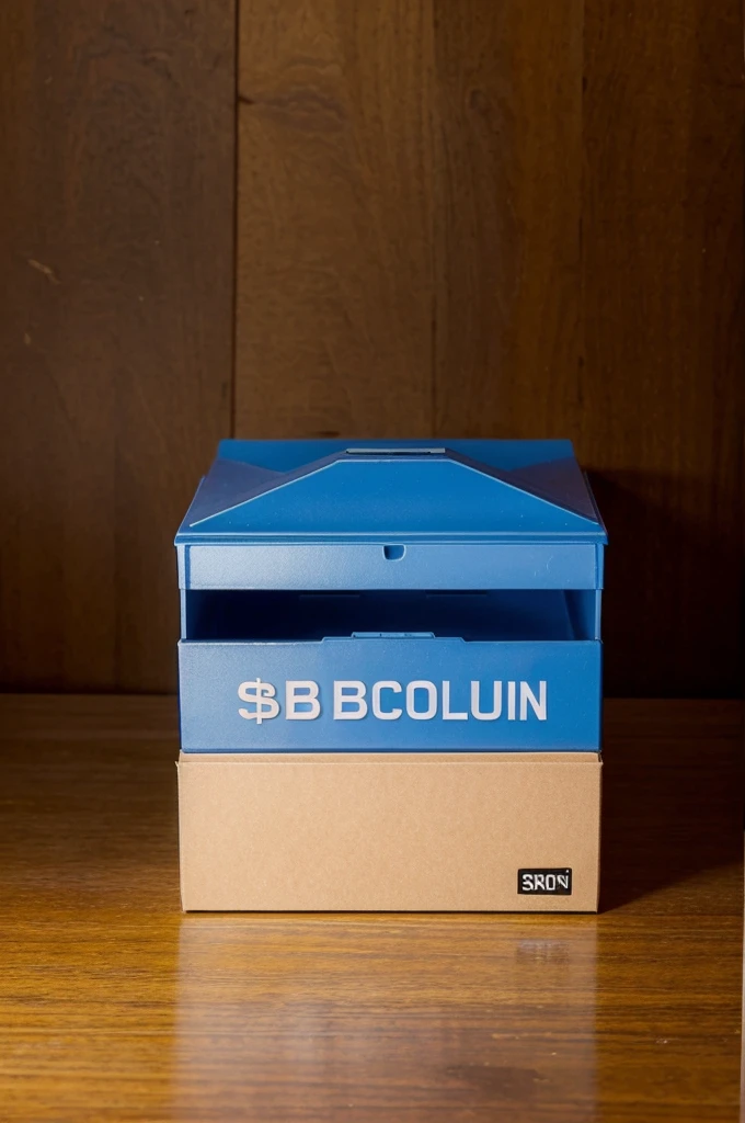 SurpriseBox(SBXC) make it look like bitcoin coin logo but instead of the B write SBXC and make it blue!
