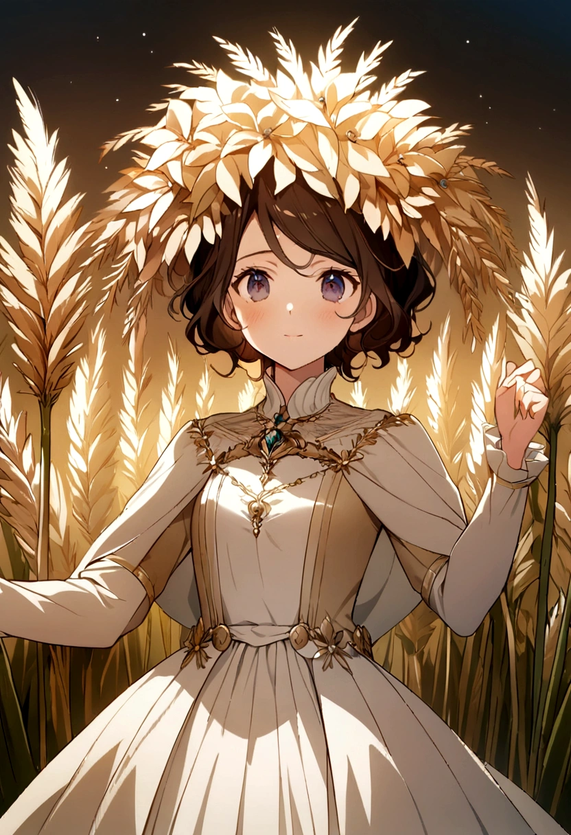 head of&#39;artwork, best quality, (Background&#39;Highly detailed CG unified 8k display) (best quality), (Meilleure illustration), (best shade) nature harvest wheat, Super meticulous , les gens travaillant dans les champs 