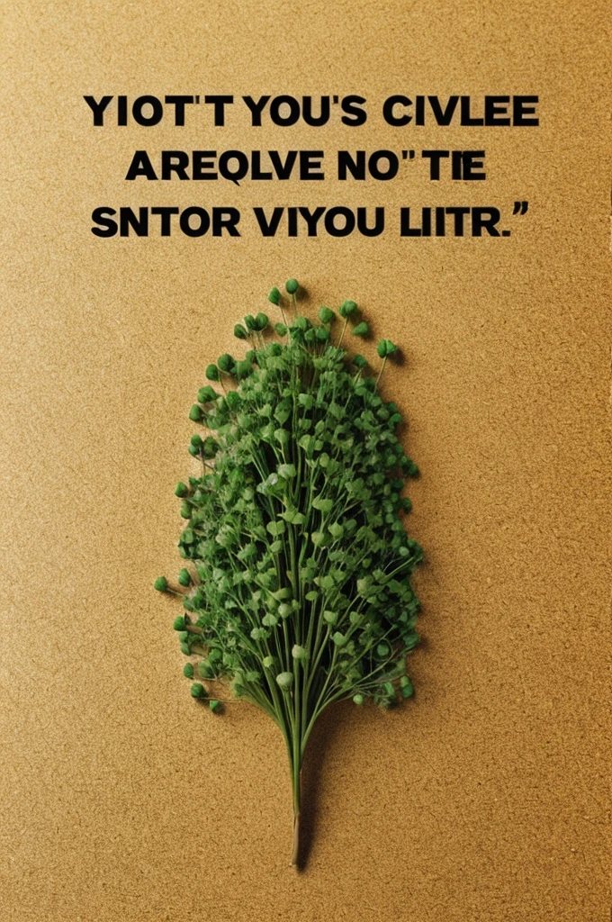 Golden Clover With Catchy Phrase motivating to be a millionaire, very striking and viral