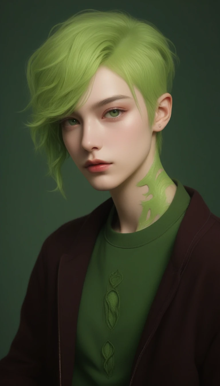 greenskin, greenish skin, alien skin, alien skin, green skin,