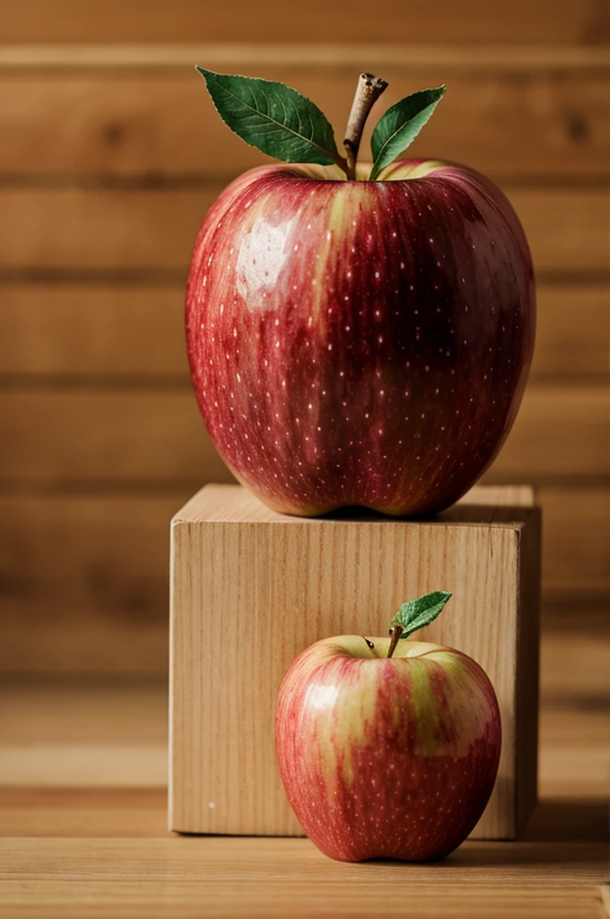 apple with face