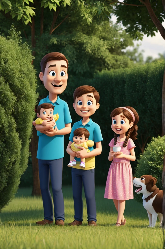 A family of animated cuptes