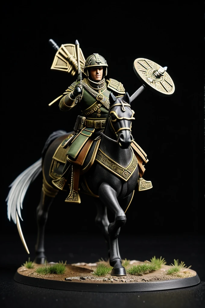ara militaris with black background