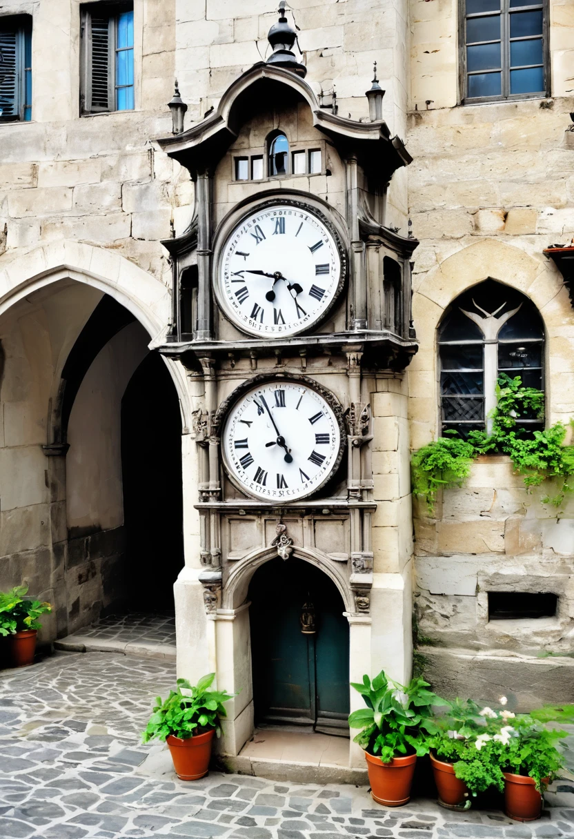 Imagine a medieval city enveloped in an atmosphere of laziness, where time seems to have stopped in a perpetual lethargy. Its cobbled streets are adorned with ancient grayish stone buildings, whose facades are covered with lazy vines that cling to the walls as if resisting any attempt at change or movement.

The inhabitants of this city walk with slow and heavy steps, as if they were dragging the weight of centuries of history weighing on their shoulders. Their clothes, of dull and worn tones, they reflect a life in which time passes without rush, where every movement is imbued with an almost excessive calm.

In the central square, an old tower clock, whose hands seem to move as slowly as the rest of the city, marks the hours with a low and solemn sound that resonates among the ancient stones. Around it, The markets display their products with an almost hypnotic serenity, as if each seller were more interested in watching the sun go by than in selling their wares.

The gardens, neglected but overflowing with vegetation, They stretch along the city walls, where the flowers grow in a state of lovely looseness, as if they wanted to stay in their floral dream forever.

On top of a hill, the feudal lord&#39;s castle stands majestically but equally peaceful, with its battlements that seem to doze under the midday sun. From there, The view of the city offers a panorama of sloping roofs and chimneys that barely let out the smoke of the bonfires that burn with resigned calm..

This medieval city, wrapped in her cloak of laziness, seems to challenge the modern world with its slow pace and its inhabitants who value contemplation over action, where every day becomes a pause in history, a sigh that lasts forever in time.