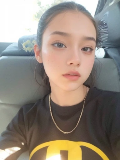 Best Quality, Masterpiece, ultra realistic high quality image, Beautiful ager, wearing black crop top