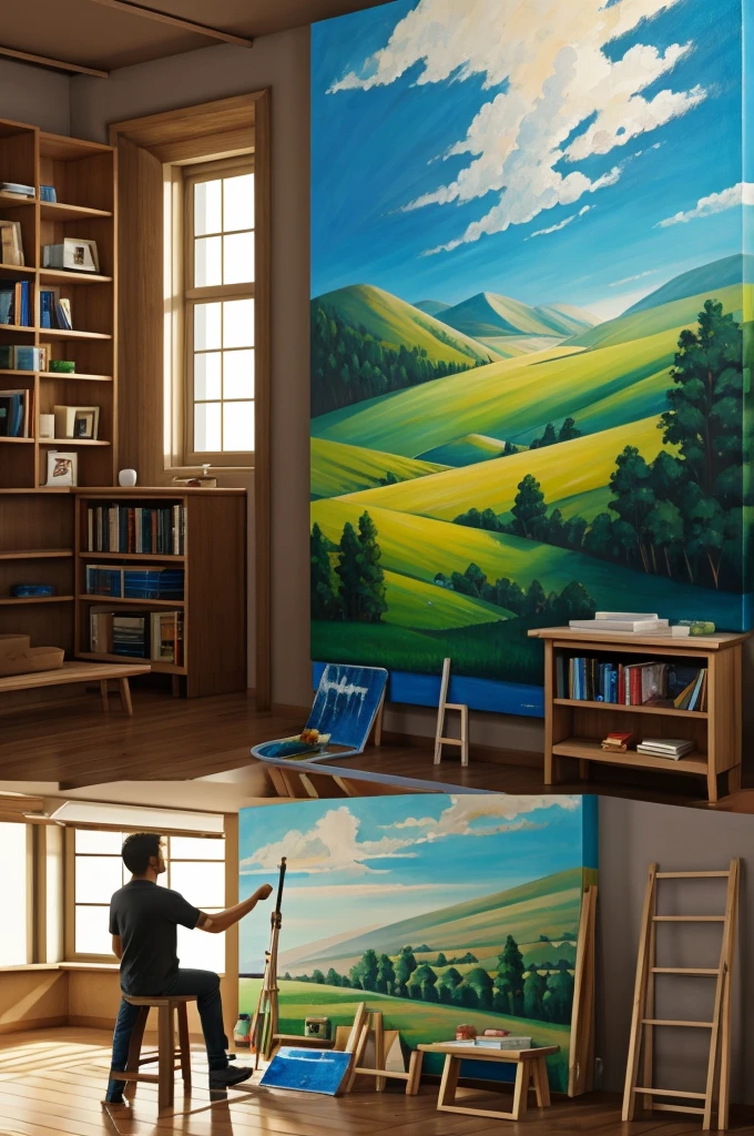 Painting on an unrealistic solution