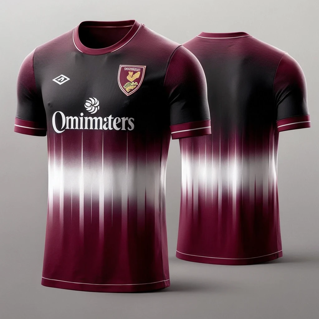 Preserving the shirt model, remove letters and symbols, and leave the white part black