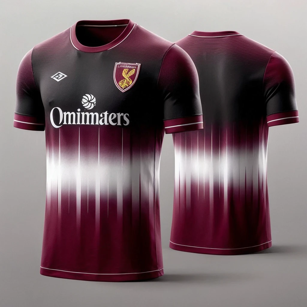 Preserving the shirt model, remove letters and symbols, and leave the white part black