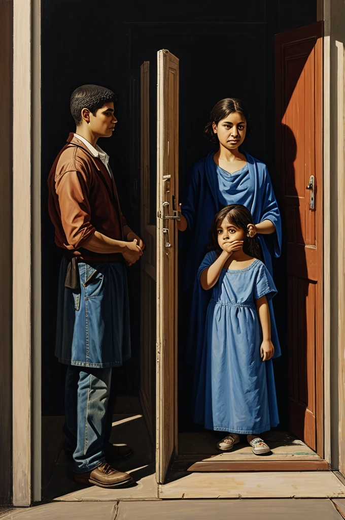 Painting about a social problem 