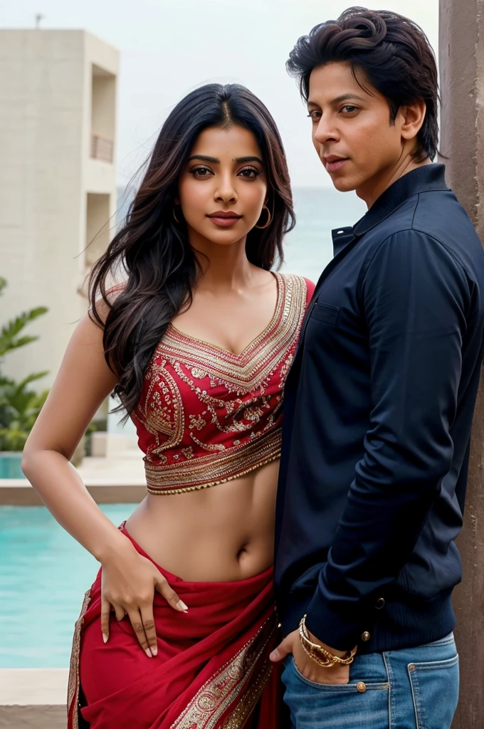 Shahrukh Khan with datting miya Khalifa 