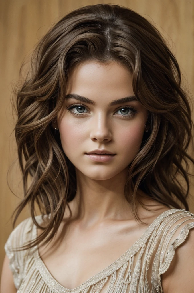 ((best quality)), ((masterpiece)), (detailed), haz un dibujo de una diosa griega con el cabello corto
