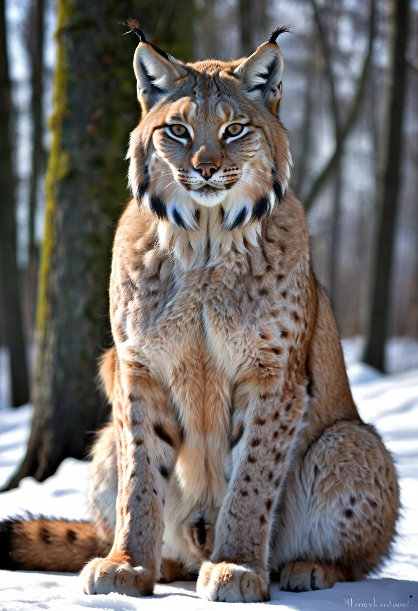 By personalami. Furry lynx. huge breasts