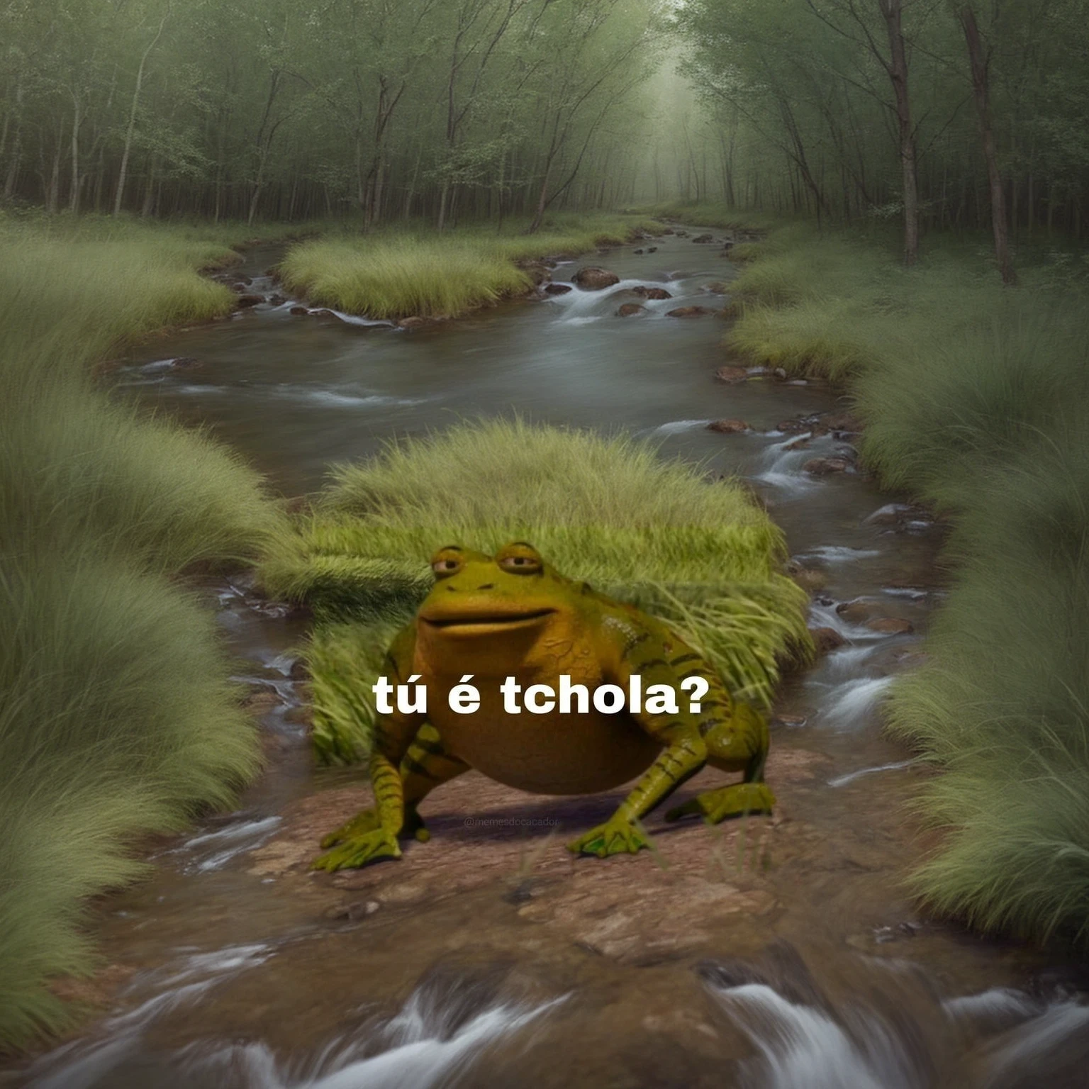 wilderness, grass and streams