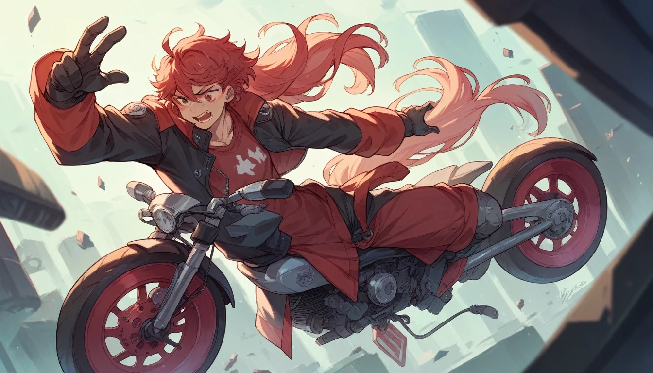 Future Bike Red Streamlined Kaneda's Bike