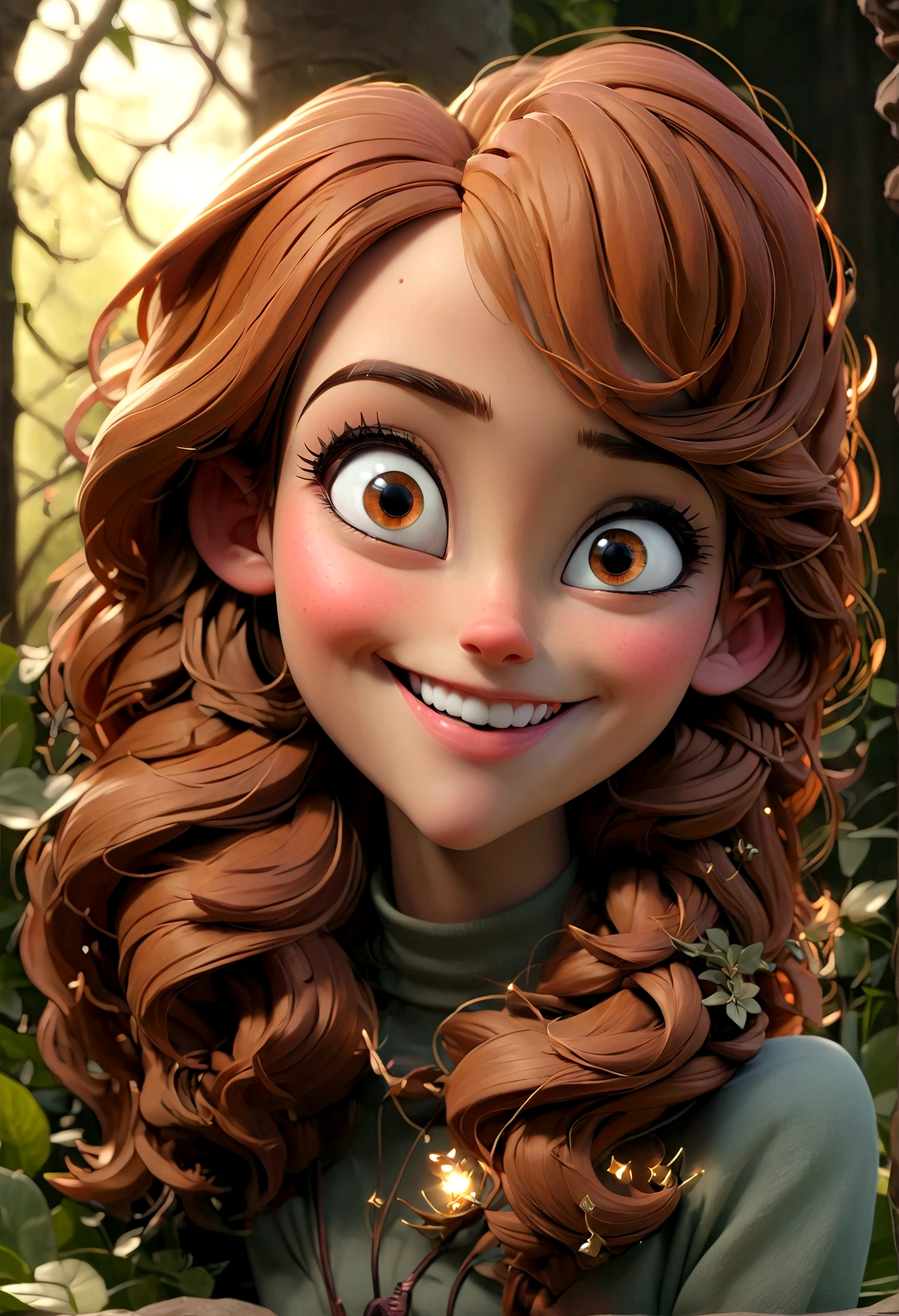 smiling