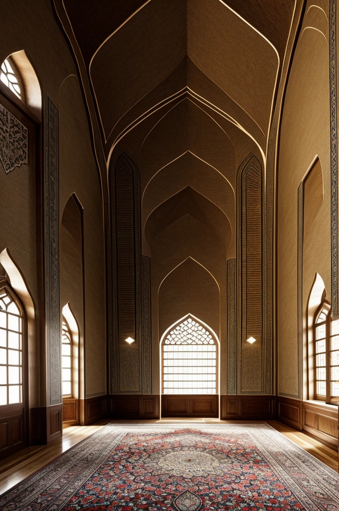 Traditional Iranian architecture gym design