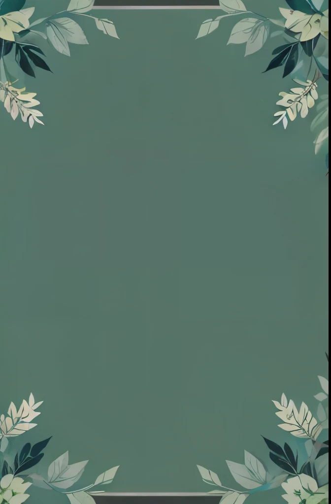 father print green blue gray , birds leaves man , wallpaper , frame 