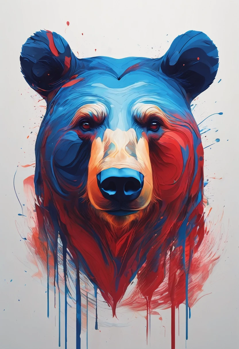 In a hauntingly beautiful and dark fantasy world, a grotesque undead Grizzley bear emerges as the focal point. The bear's eyes, filled with fiery orange hues, captivate the viewer with their haunting beauty and mysterious presence. The creature's face is a mesmerizing blend of confidence and mischief, artfully crafted using 3D rendering techniques and photographic elements.
The artistic styles of Rolf Armstrong, Frank Frazzetta, Jeremy Mann, and Carne Griffiths are seamlessly integrated into the illustration, combining silverpoint hyperrealism with sparkling light-blue toned watercolor accents. The resulting portrait is a dynamic masterpiece that blurs the line between realism and fantasy, enhancing the bear's supernatural allure.
The composition pays homage to the essence of Vincent van Gogh, 3d render, poster, painting, cinematic, photo, vibrant, dark fantasy, portrait photography, conceptual art, illustration