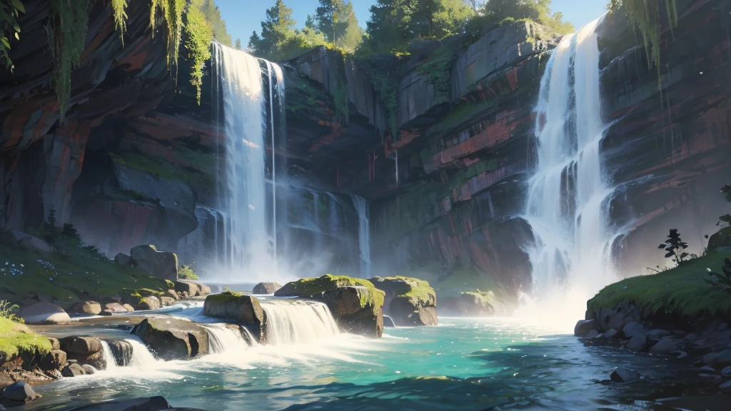 view of a waterfall