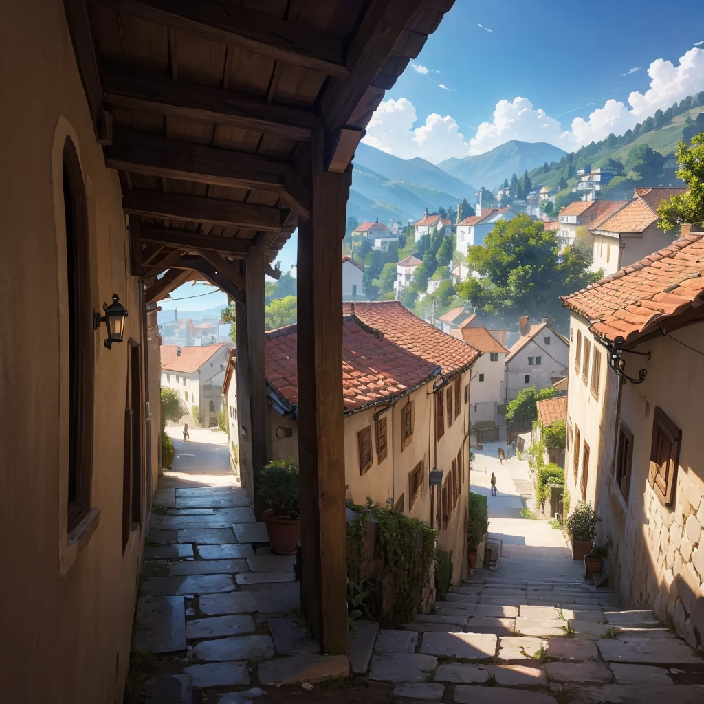 view of medieval tavetn