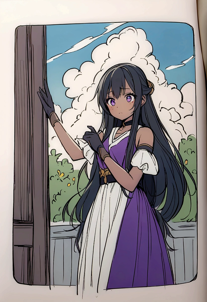 
Name: Shacya Physical Description:
- Hair: negro, long and straight with two electric purple strands - Eyes: electric purple, expressive.
- Fur: White and soft.
- Height: 1.80 meters.
- Weight: 75 kg.
She is a warrior
