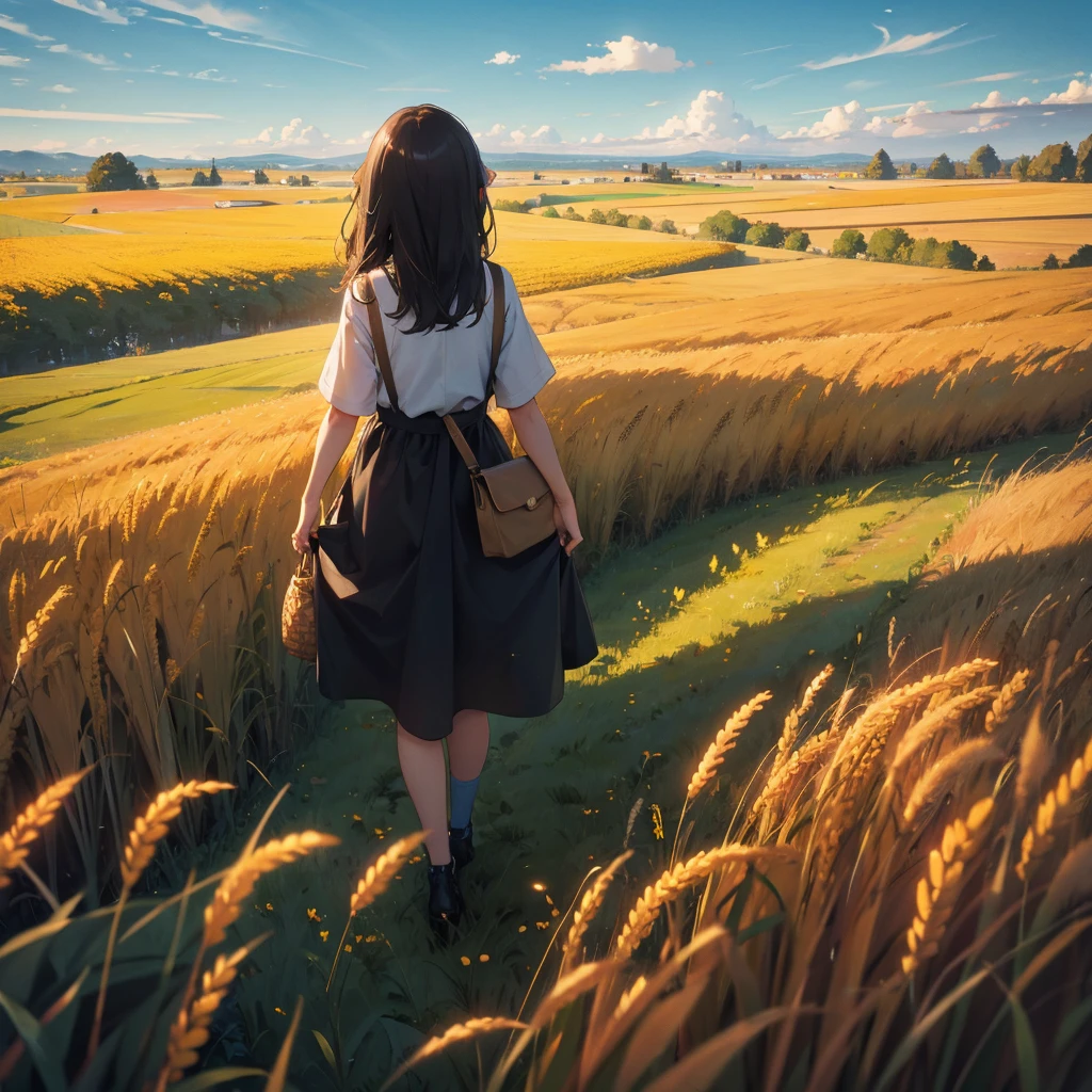 view of wheatfield