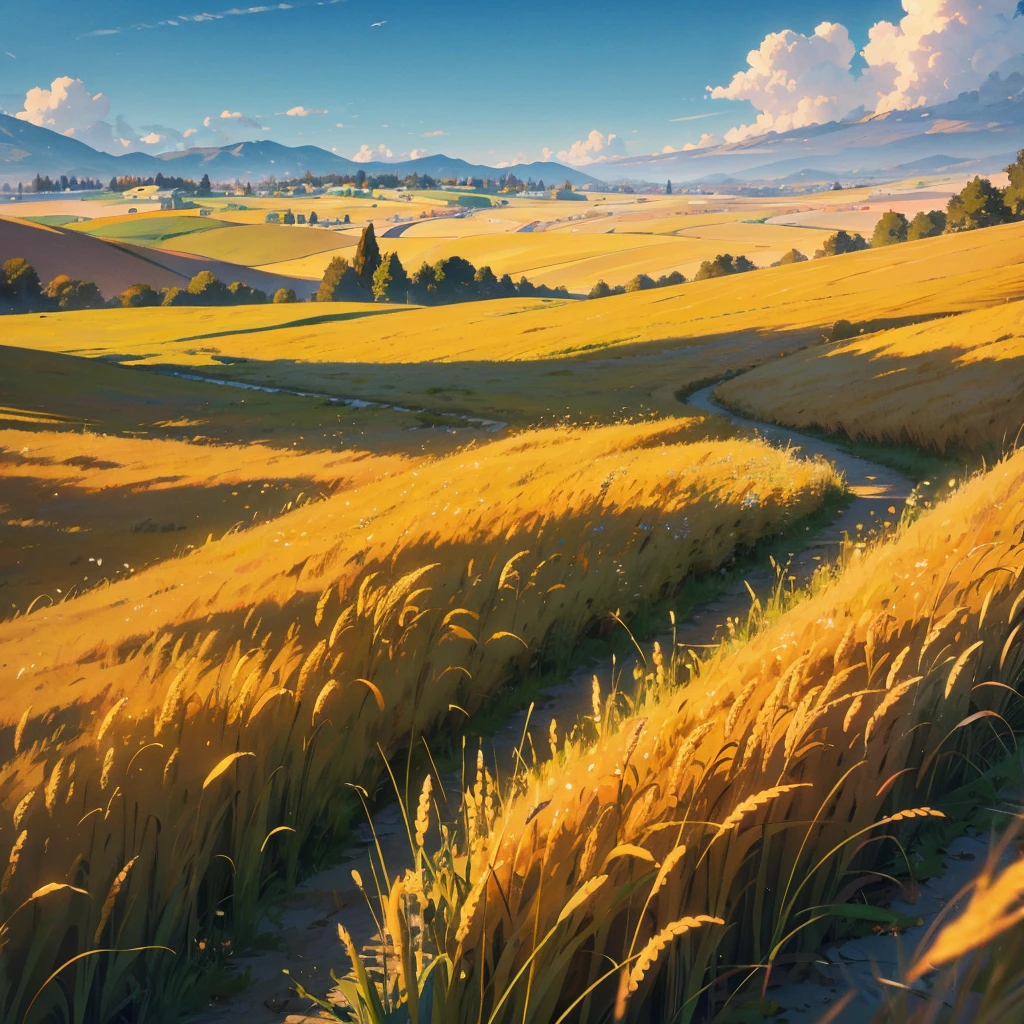 view of wheatfield