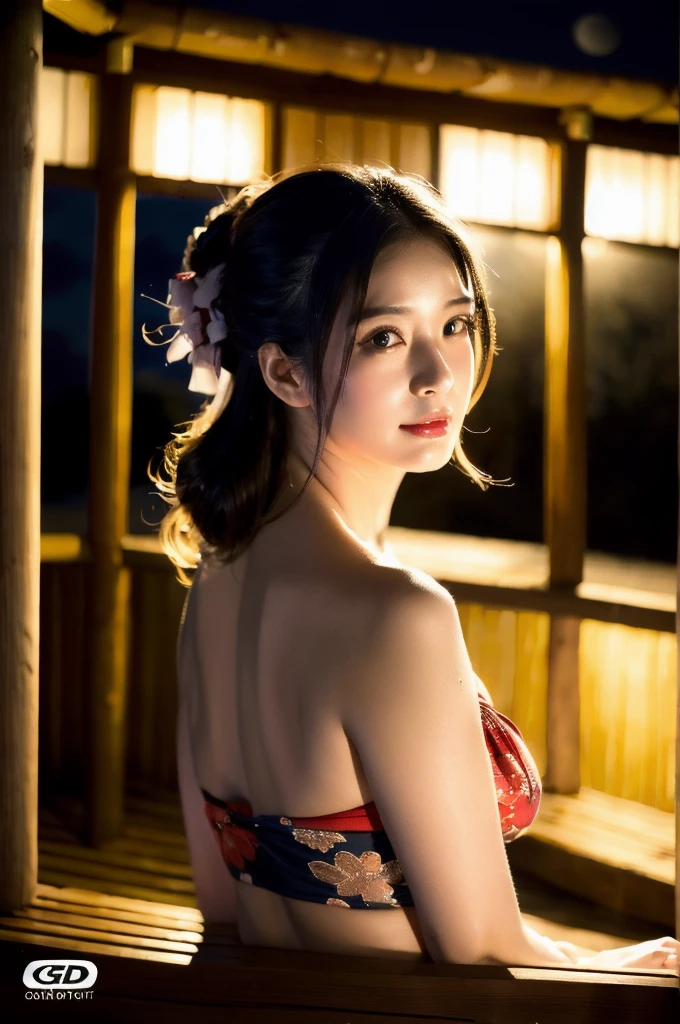 (night:2),guqinghan,straw hat,(onsen:1.4),ulzzang-6500-v1.1,(raw photo:1.2),((photorealistic:1.4))best quality ,masterpiece, illustration, an extremely delicate and beautiful, extremely detailed ,CG ,unity ,8k wallpaper, Amazing, finely detail, masterpiece,best quality,official art,extremely detailed CG unity 8k wallpaper,absurdres, incredibly absurdres, huge filesize, ultra-detailed, highres, extremely detailed,beautiful detailed girl, light on face,cinematic lighting,1girl,see-through,looking at viewer,outdoors