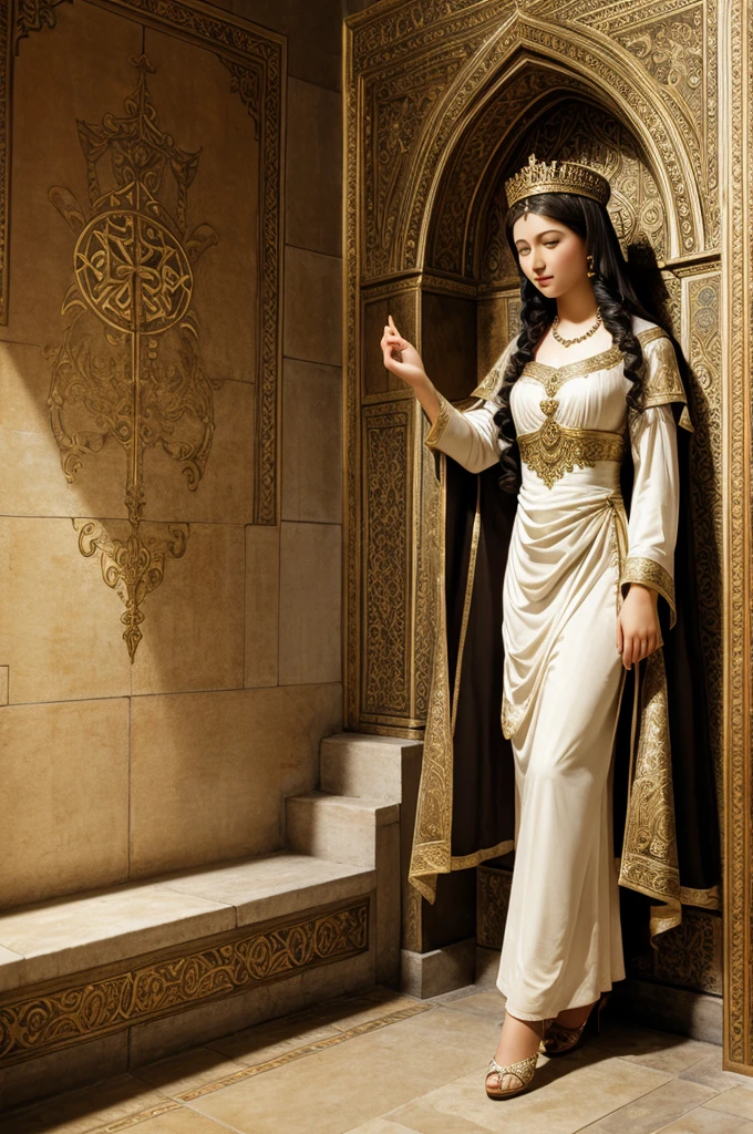 Oh God, I ask you for guidance, piety, chastity, and wealth text in a wallpapper form