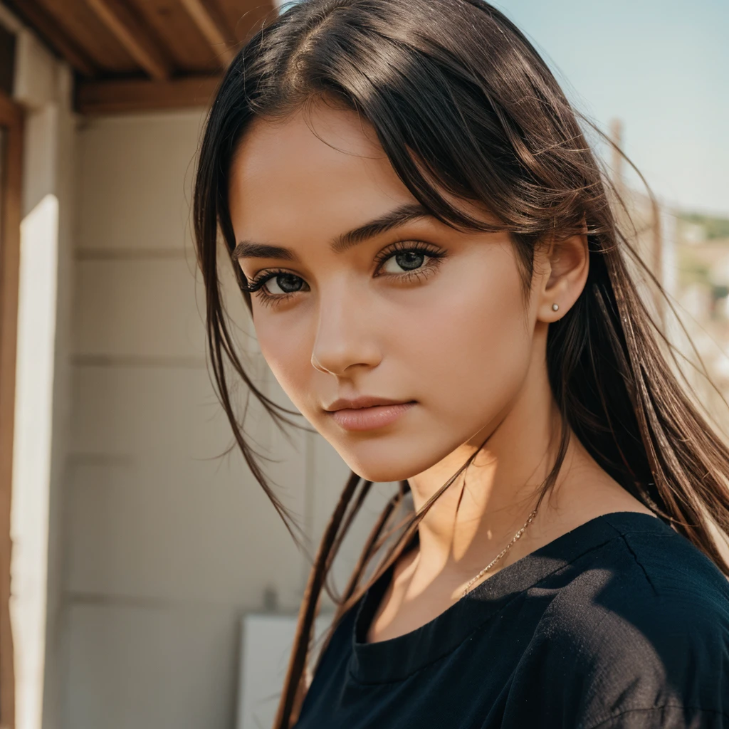 Girl showing 